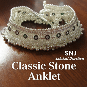 Classic Stone Anklet