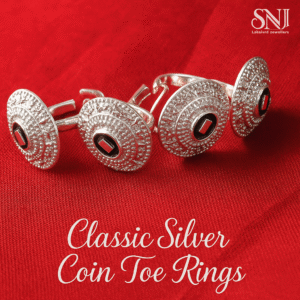 Classic Silver Coin Toe Rings