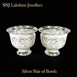 Silver Pair of Bowls