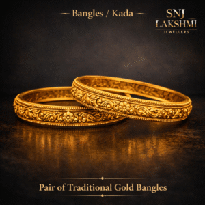 Pair of Traditional Gold Bangles