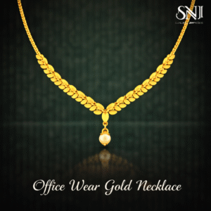 Office Wear Gold Necklace