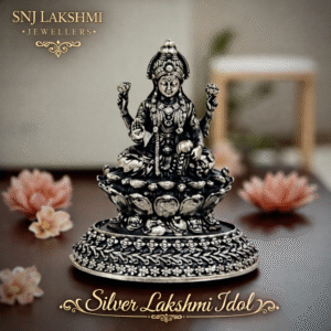Silver Laskshmi Idol