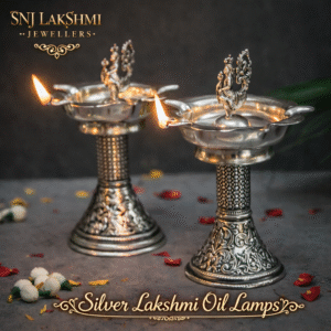 Silver Lakshmi Lamps