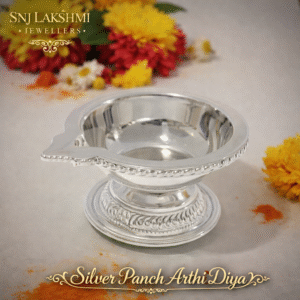 Silver Arthi Diya
