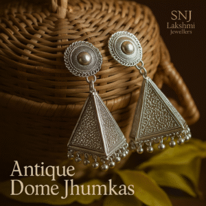 Antique Dome Jhumkas