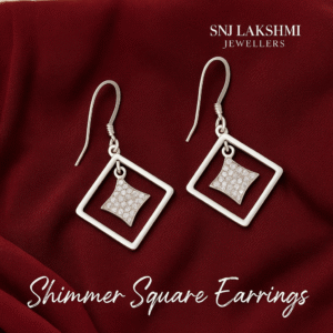 Shimmer Square Earring's