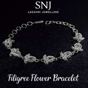 Silver Flower Bracelet