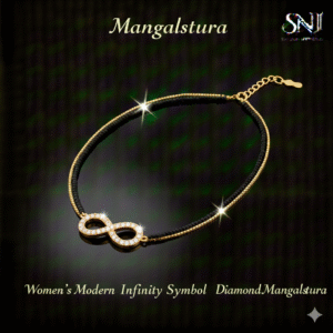 Women’s Modern Infinity Symbol Diamond Mangalsutra