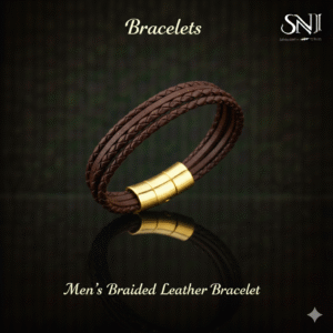 Men’s Braided Leather Bracelet