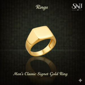 Men’s Classic Signet Gold Ring