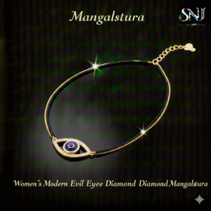 Women’s Modern Evil Eye Diamond Mangalsutra