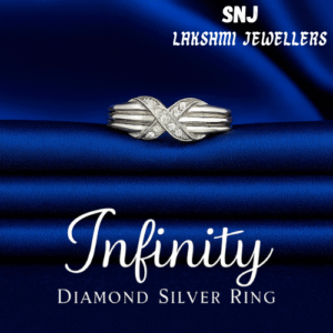 Infinity Diamond Silver Ring's